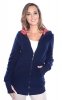MijaCulture - 3 in1 Maternity Fleece Hoodie / with 2 removable inserts / for Baby Carriers 4018A/M22 Navy